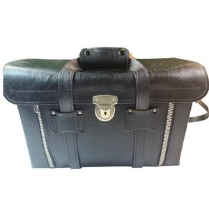Vintage 60s MCM Train Case Blk Vinyl K.I. & Co Japan Photography MCM Travel Bag